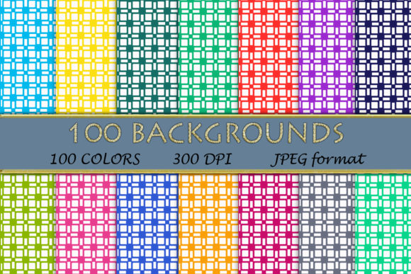 100 Geometric Patterns-008: A Comprehensive Digital Paper Collection