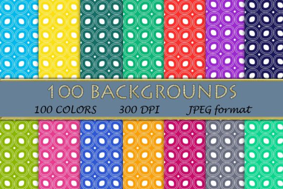100 Geometric Patterns-039: A Modern Resource for Creative Professionals