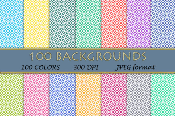 100 Geometric Patterns-116: A Versatile Resource for Designers and Creators
