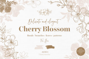 Cherry Blossom Graphic Set