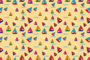 Design Patterns with Colorful Boat: A Creative Resource for Designers and Artists