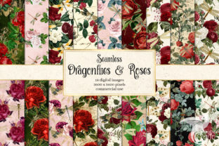 Dragonflies and Roses Digital Paper: A Versatile Resource for Creative Projects