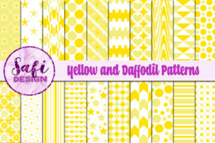 Exploring Yellow and Daffodil Patterned Backgrounds: A Creative Resource for Designers and Crafters
