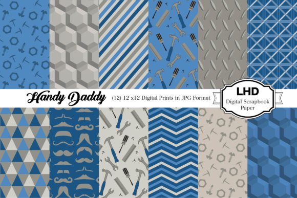 Handy Daddy Father’s Day Scrapbook Paper: A Creative Must-Have for Designers and Enthusiasts
