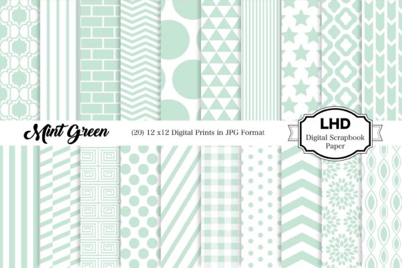 Mint Green Digital Paper: A Versatile Resource for Creative Professionals