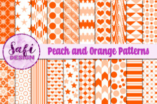 Peach and Orange Patterns: A Versatile Design Resource for Modern Creatives