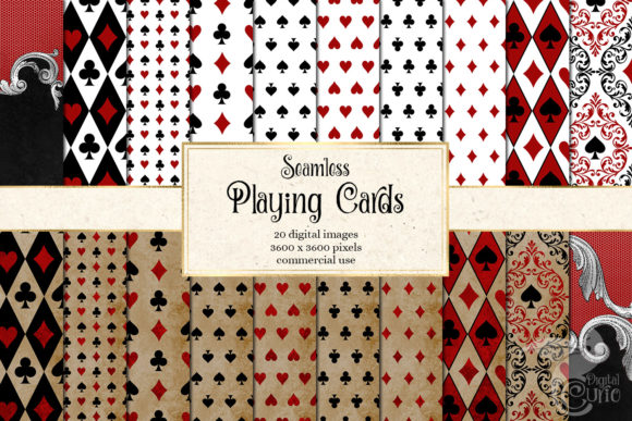 Playing Cards Digital Paper: A Versatile Resource for Creative Projects