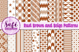 Rust Brown and Beige Patterns: A Versatile Design Resource for Creatives