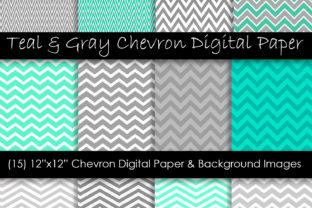 Teal Gray Chevron Patterns: A Modern Design Essential