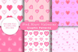 Valentine’s Day Heart Seamless Patterns