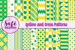 Yellow and Green Patterns: A Versatile Resource for Creative Projects
