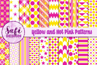 Yellow and Hot Pink Patterns